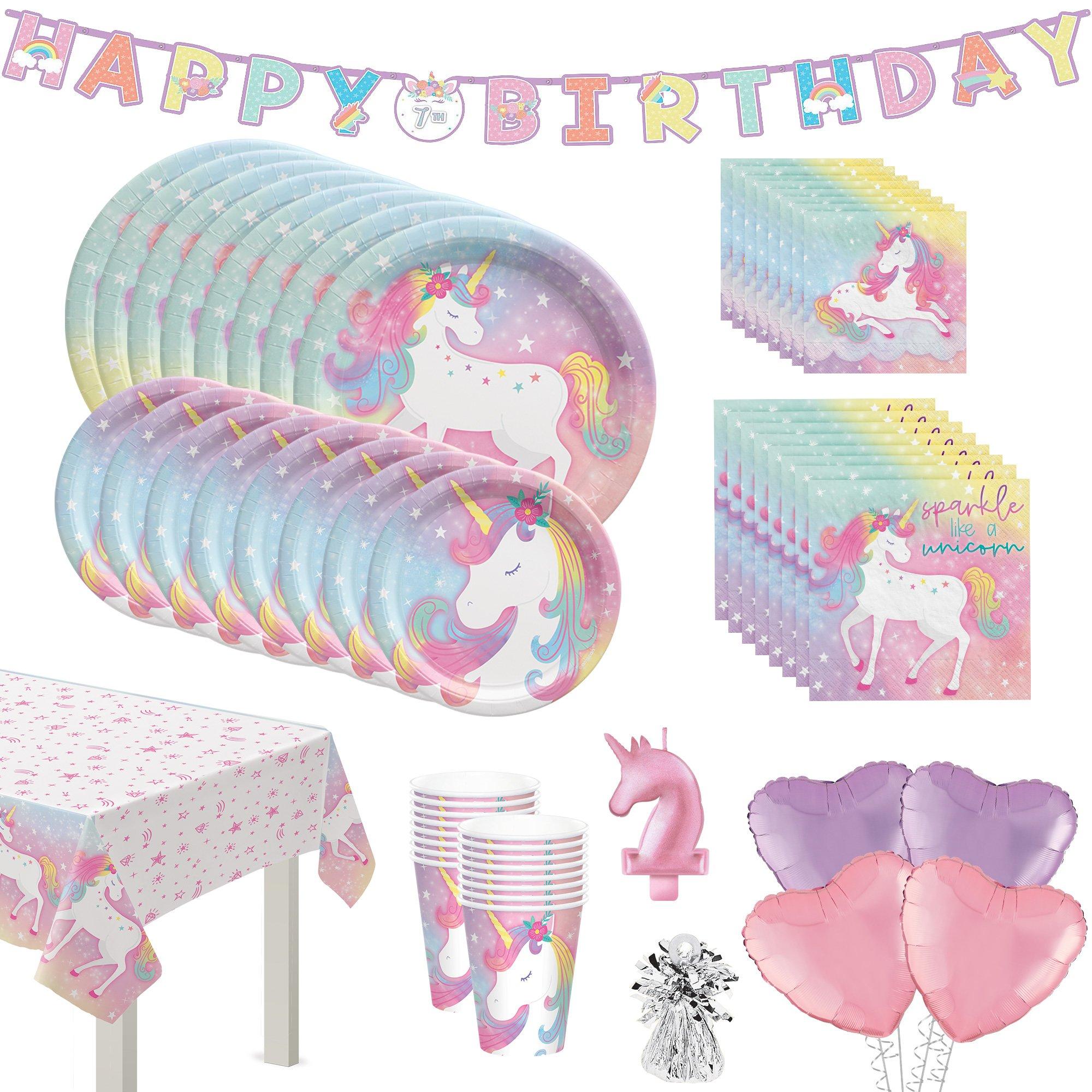 Enchanted Unicorn Party Kit for 16 Guests Party City
